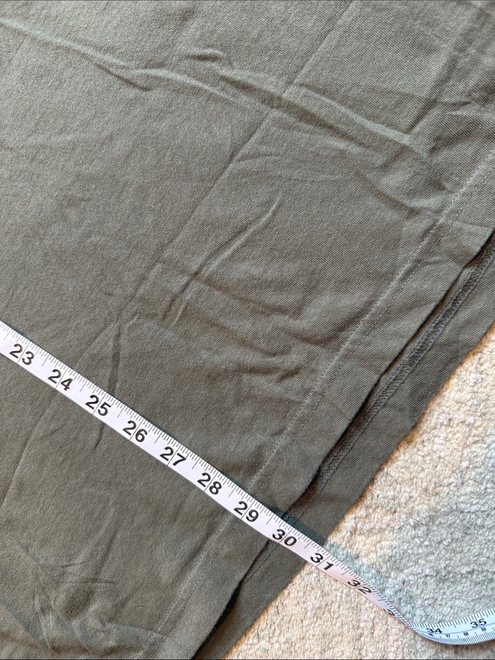 Carhartt Long-Sleeve Pocket T-Shirt — Olive Green - Picture 4 of 7